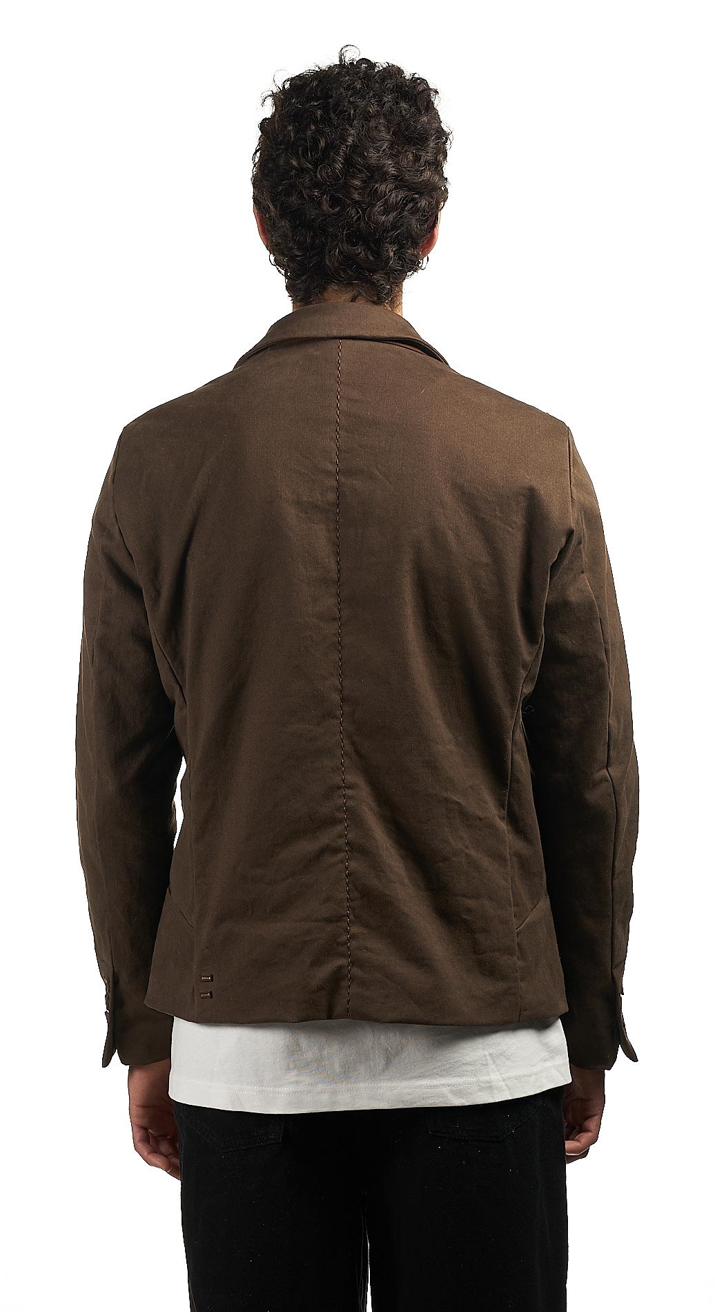DANIELE BASTA LEATHER AND SILVER JACKET 